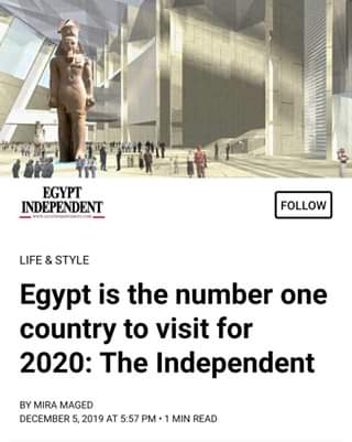Egypt is not a historical place, Egypt came first then the history came to talk about it.